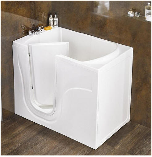 Tub style Walk in Bath Available in Compact Midi and Maxi sizes